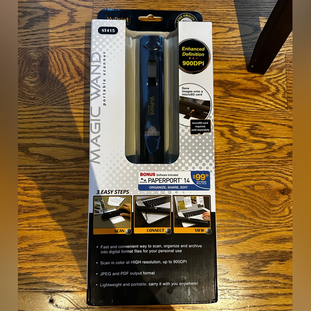 NEW Magic Wand Portable Scanner
